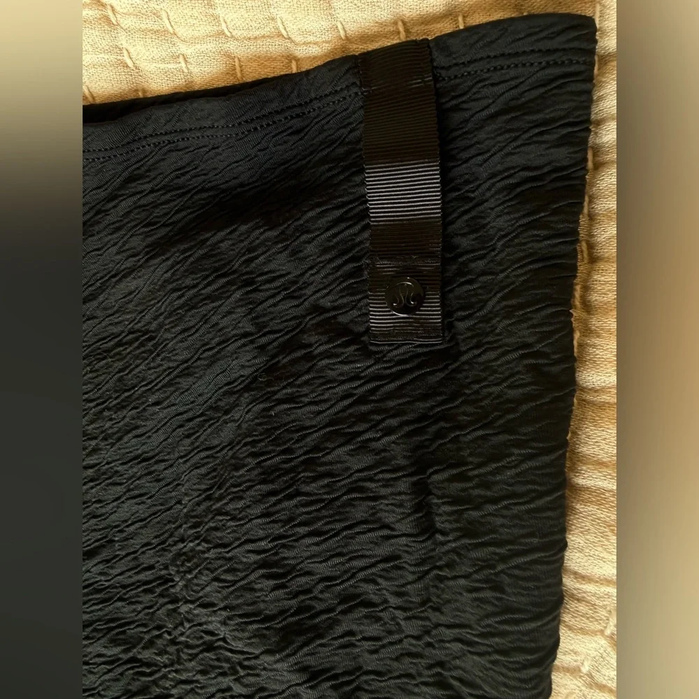 RARE Lululemon Vinyasa Scarf *Crinkle Black One Size - Picture 10 of 13